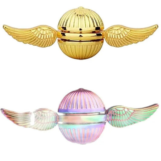 Fidget Hand Spinner Gift for Fans of The Medieval Magical Wizardry World Stress Anxiety ADHD Relief Fidgets Toy Metal