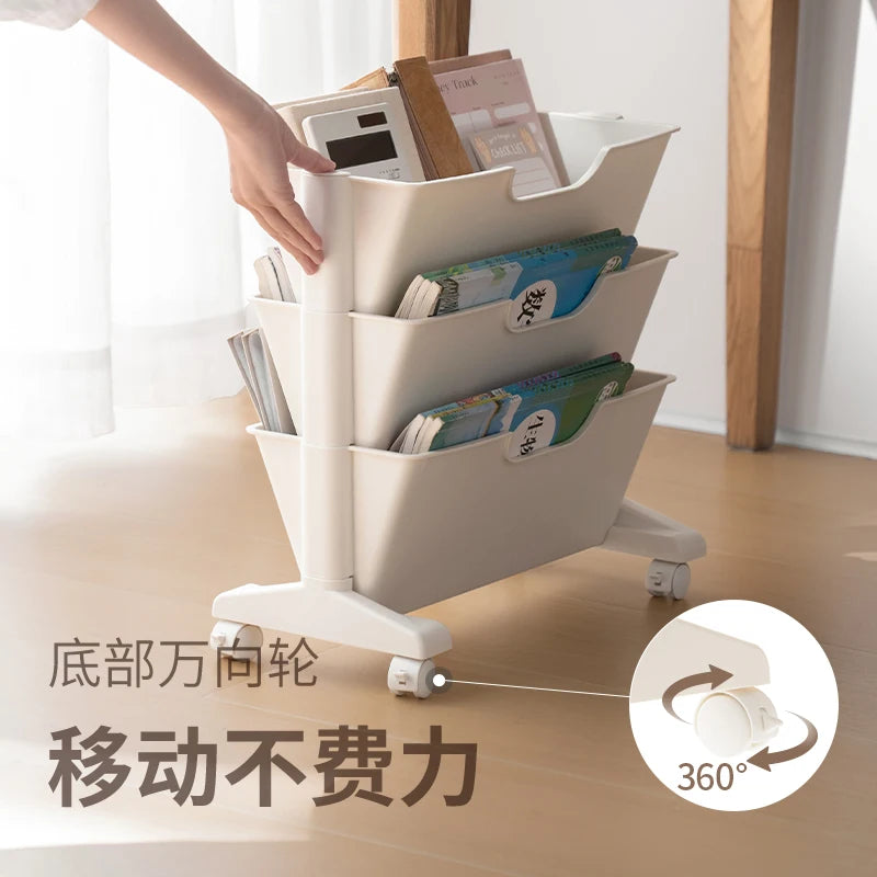 Adjustable Under Desk Bookshelf