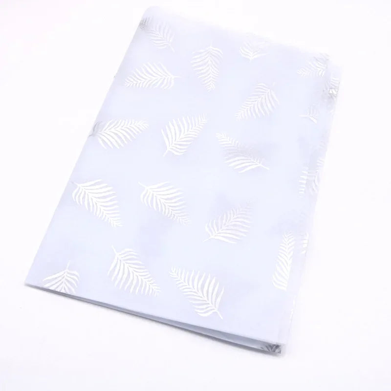 10 Sheets/lot 50*70 Cm Gift Wrapping Paper DIY Handmade Craft Star Love Dot Pattern Tissue Paper Floral Packaging Material