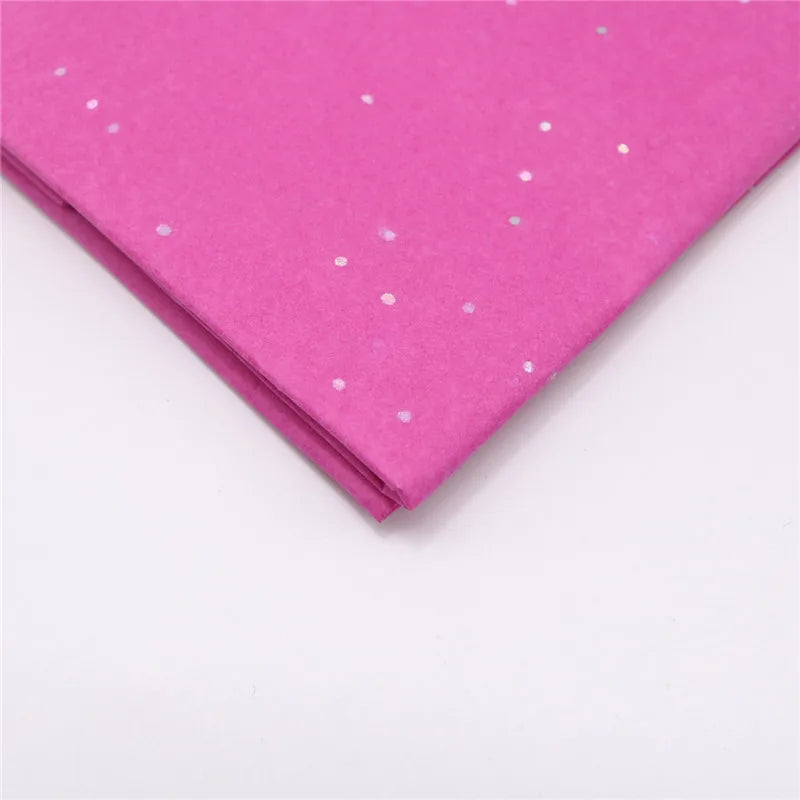 10Pcs/bag Snowflake Print Wrapping Tissue Paper 50*66 Cm Christmas New Year Xmas Party Wedding Flowers Packaging Supplies