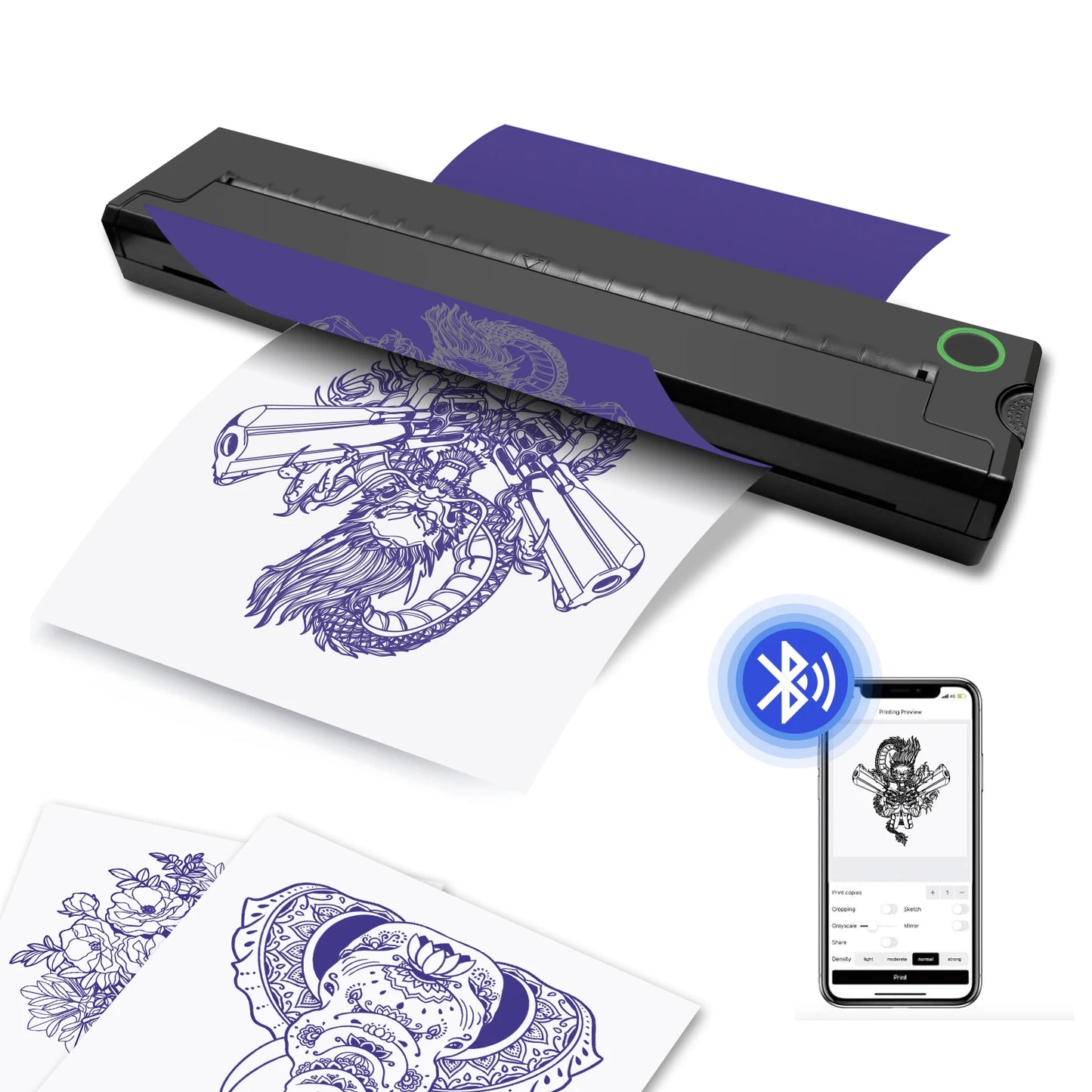 Portable Thermal Office Printer