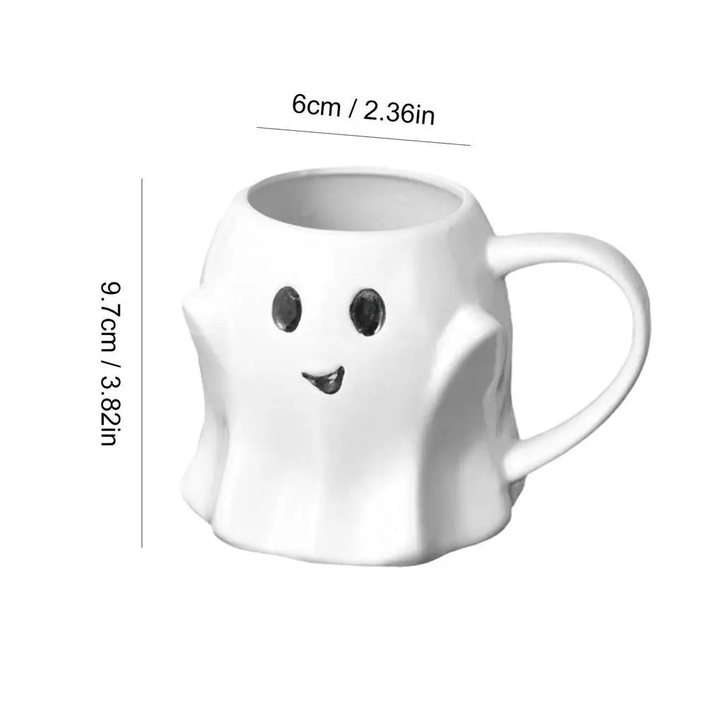 Easter Halloween Ghost Elf 3D Creative Cute Couple Mug Gift Afternoon Tea Breakfast Milk Cup Home Office Drinking Ceramic Cup