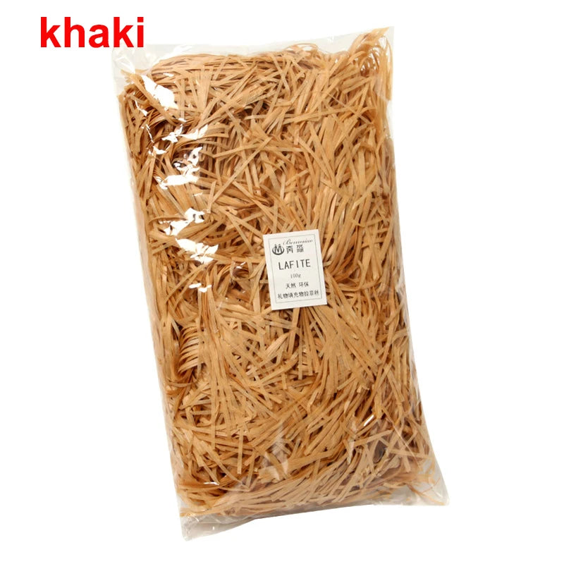 DIY Paper Raffia Shredded Paper Decor Confetti Wedding Birthday Christmas Gift Box Filling Material Tissue Packaging Filler