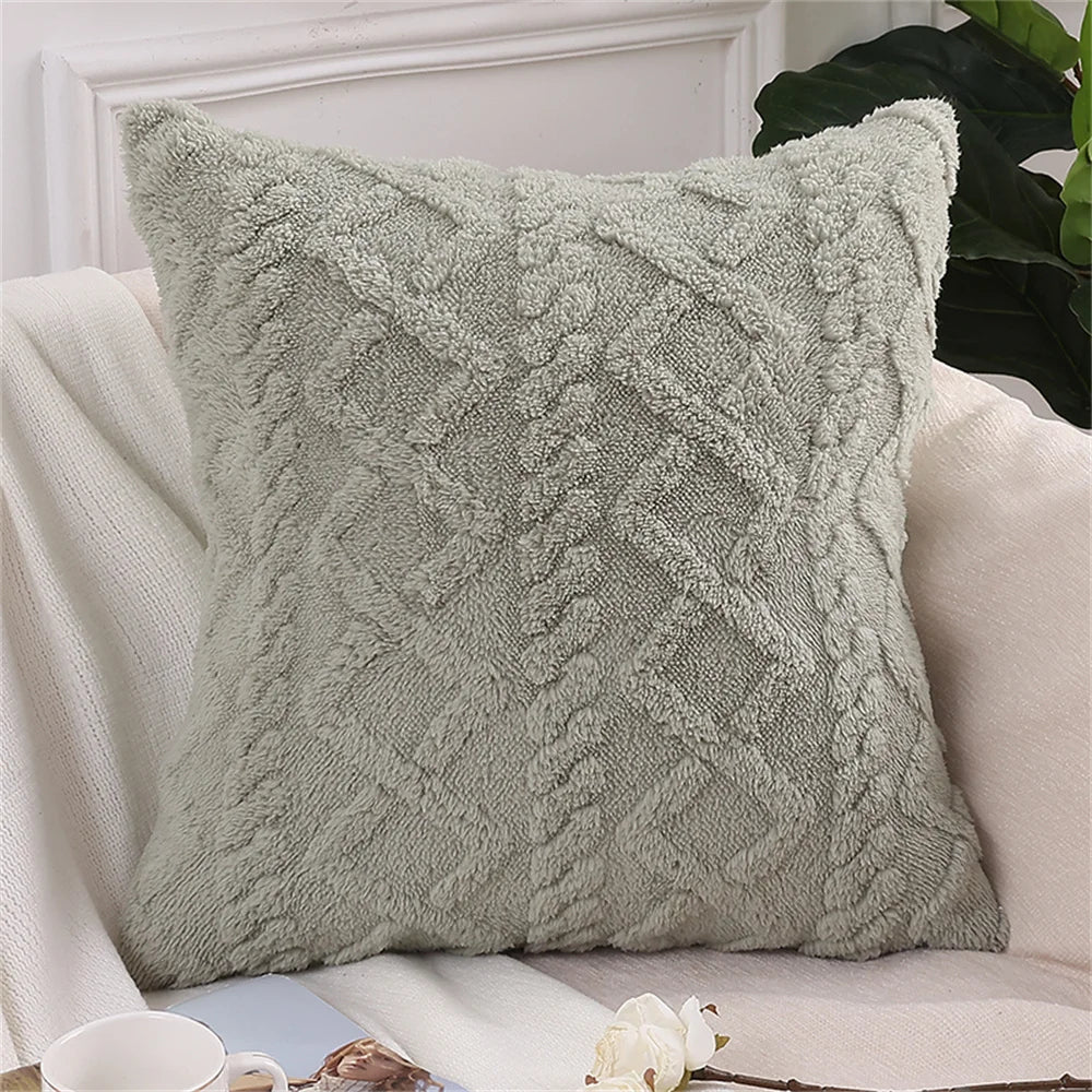 Kitinjoy Throw Pillow Covers 40x40 For Sofa Decro Soft Plush Cushion Covers 50x50cm Home And Decoration Luxury Throw Pillow Case