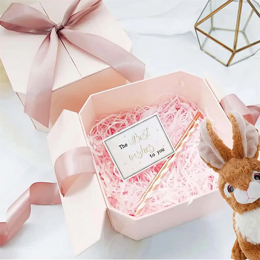 DIY Paper Raffia Shredded Paper Decor Confetti Wedding Birthday Christmas Gift Box Filling Material Tissue Packaging Filler