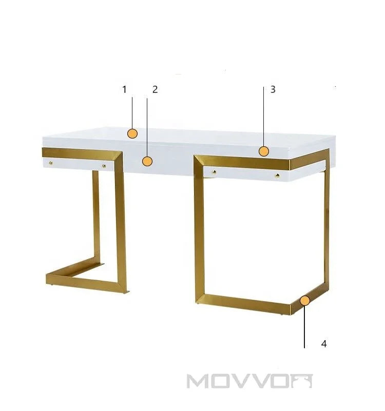 Post modern North Europe luxury office/ study desk and chair set