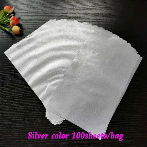 100sheets A5 Wrapping Paper Retro Multicolor Tissue Paper Bookmark Gift Wrapping Papers Floral Gift Packaging Material 14*21CM
