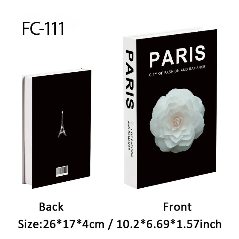 Fashion Luxury Fake Books Decoration Perfume Girl Magazine Simulation Book Shooting Coffee Table Villa Hotel Decor Props