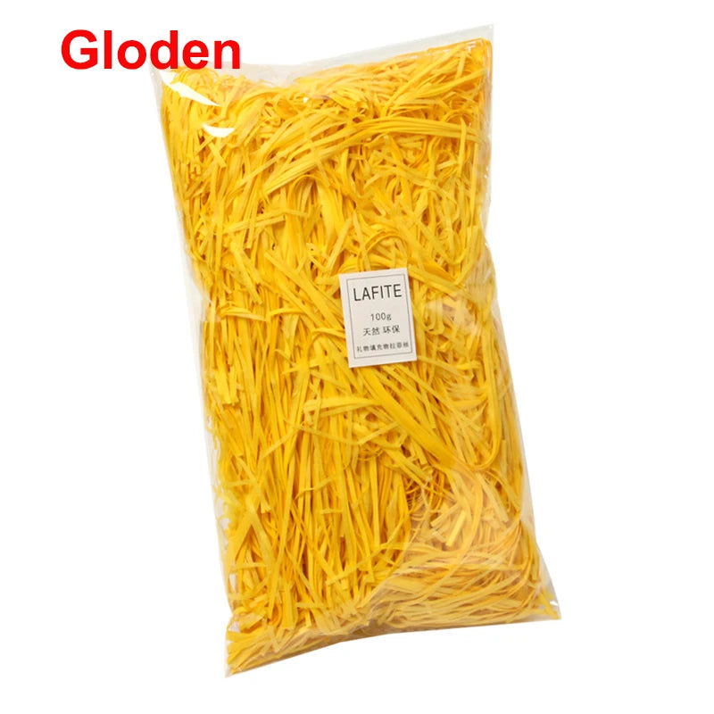 DIY Paper Raffia Shredded Paper Decor Confetti Wedding Birthday Christmas Gift Box Filling Material Tissue Packaging Filler