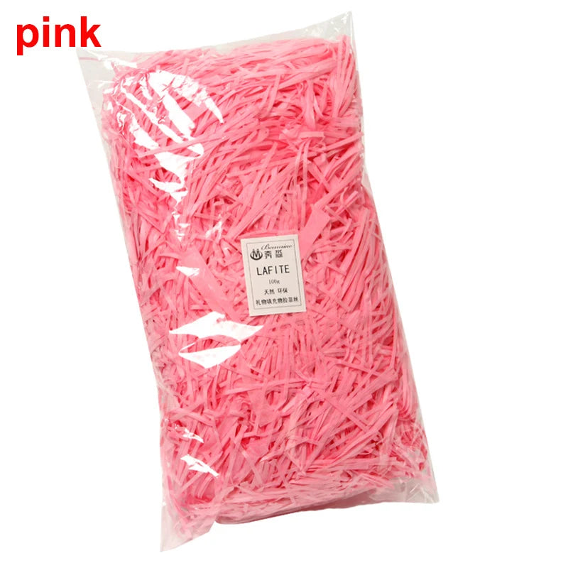 DIY Paper Raffia Shredded Paper Decor Confetti Wedding Birthday Christmas Gift Box Filling Material Tissue Packaging Filler