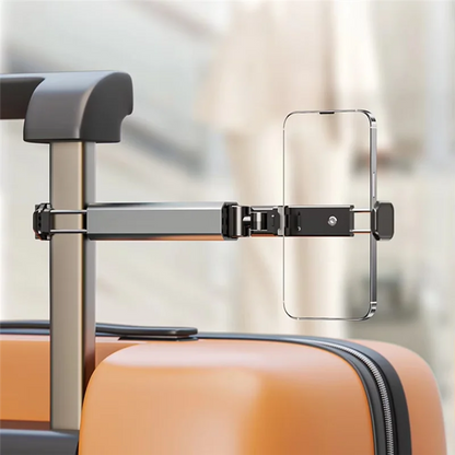 Airplane Travel Essentials Adjustable Phone Stand 360° Rotation Foldable Hook Pocket Size For Desk Tray Table-N36R