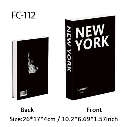 Fashion Luxury Fake Books Decoration Perfume Girl Magazine Simulation Book Shooting Coffee Table Villa Hotel Decor Props