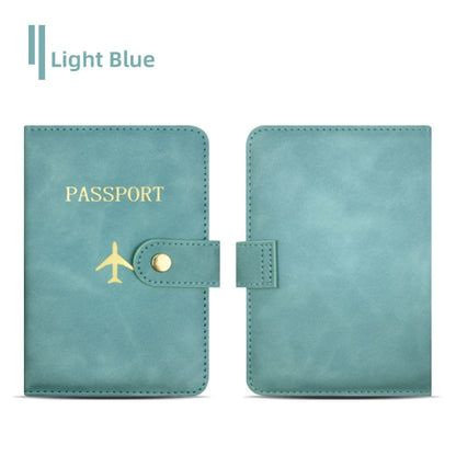 Personalize Name Travel Passport Wallet Luxury Airplane Men Business Passport Cover Custom Name Gift Women Travel Accessories