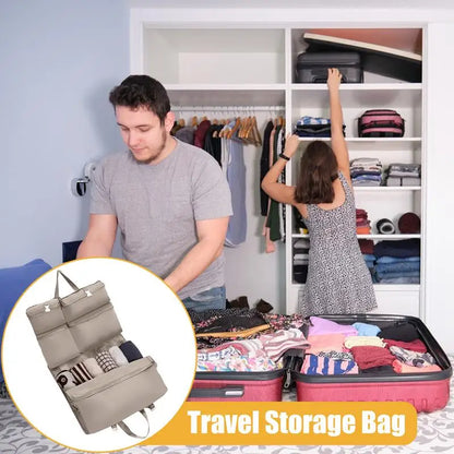 Travel Carry On Bag Carry On Luggage Bag Lightweight Rolling Compression Organizer Packing For Airplanes Travelling Women Men