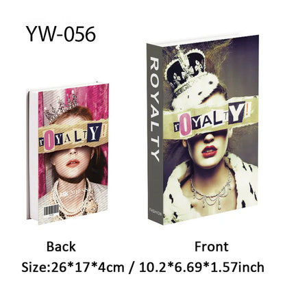 Fashion Luxury Fake Books Decoration Perfume Girl Magazine Simulation Book Shooting Coffee Table Villa Hotel Decor Props