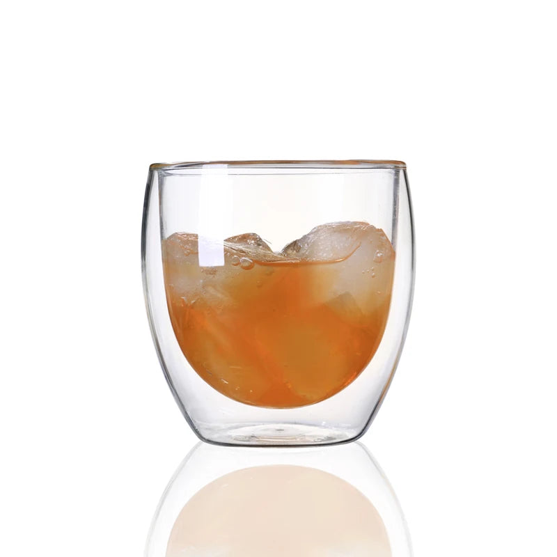 Heat-Resistant Double Wall Glass Cup