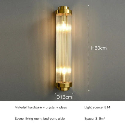 LED Luxury Crystal Wall Lamps