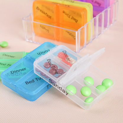 28 Compartment Plastic Medicine Box Drawer Style Organizer for Home Health Care Storage medicine organizer shelf