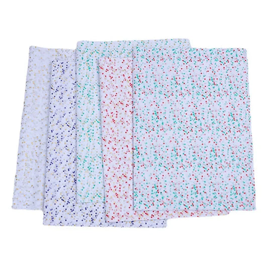 10pcs Two-color Dot Tissue Paper Birthday Gift Packaging Valentine's Sydney Paper Fireworks Packaging Paper Wrap for Gift