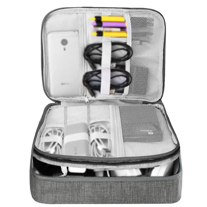Multifunctional Digital Bag Data Cable Headphones Hard Drive Power Supply Digital Handbag Electronic Accessory Storage Bag