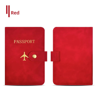 Personalize Name Travel Passport Wallet Luxury Airplane Men Business Passport Cover Custom Name Gift Women Travel Accessories