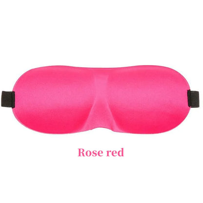 3D Sleeping Mask Eyepatch Block Out Light Eye Mask Soft Cover Rest Relax Sleep Aid Women Men Portable Blindfold Travel Eyepatch