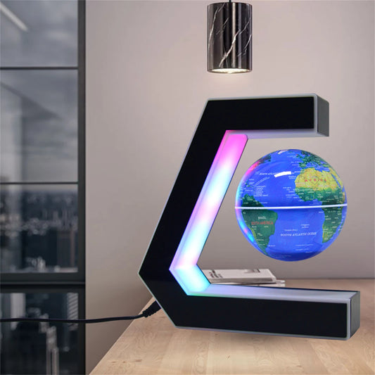Magnetic Levitation Globe with LED Light for Home Office Desk Decor