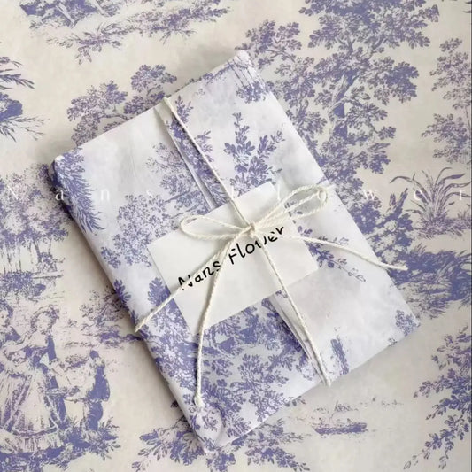 Vintage Classical Tissue Paper For Wrapping Bouquet Flower Packaging Wedding Party Gift Retro Decorative Packing DIY Handmade