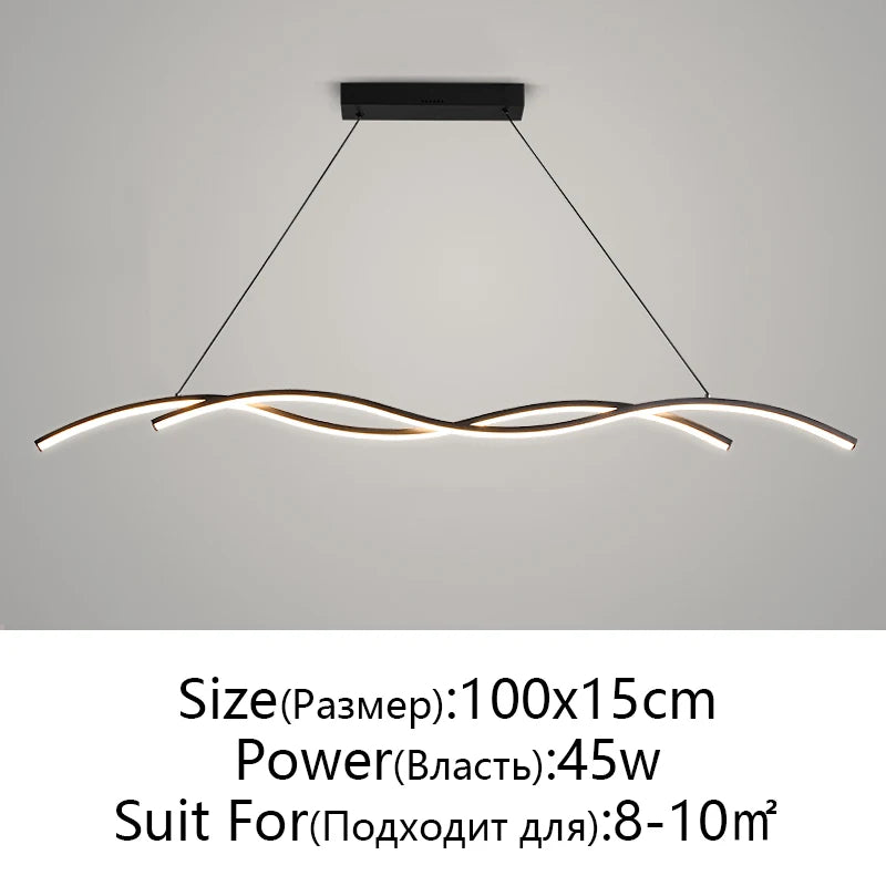 Minimalist Lamps LED Ceiling ChandelierLiving Study Dining Room Bedroom Bar Hall Lamps Indoor Lighting Hanging Light home Decor