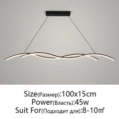 Minimalist Lamps LED Ceiling ChandelierLiving Study Dining Room Bedroom Bar Hall Lamps Indoor Lighting Hanging Light home Decor