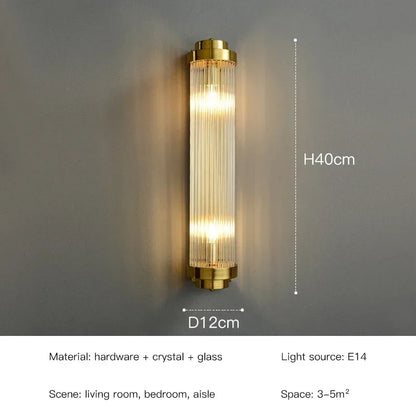 LED Luxury Crystal Wall Lamps
