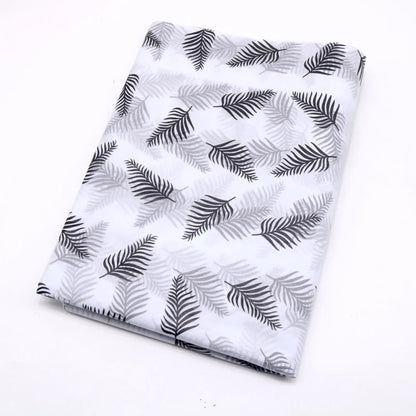 50*70 Cm Leaves Gift Wrapping Paper DIY Handmade Craft Leopard Star Pattern Tissue Paper 10 Sheets/Bag Floral Packaging Material