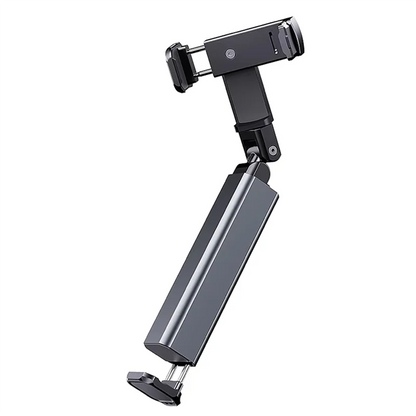 Airplane Travel Essentials Adjustable Phone Stand 360° Rotation Foldable Hook Pocket Size For Desk Tray Table-N36R