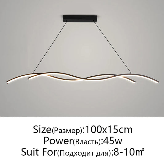 Minimalist Lamps LED Ceiling ChandelierLiving Study Dining Room Bedroom Bar Hall Lamps Indoor Lighting Hanging Light home Decor