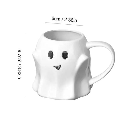 Easter Halloween Ghost Elf 3D Creative Cute Couple Mug Gift Afternoon Tea Breakfast Milk Cup Home Office Drinking Ceramic Cup