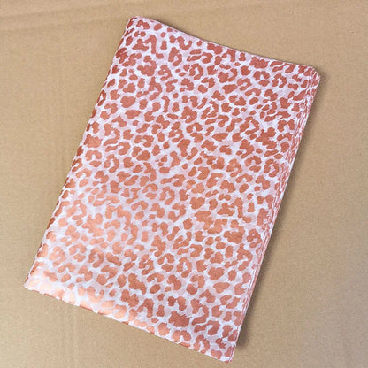 50*70 Cm Leaves Gift Wrapping Paper DIY Handmade Craft Leopard Star Pattern Tissue Paper 10 Sheets/Bag Floral Packaging Material