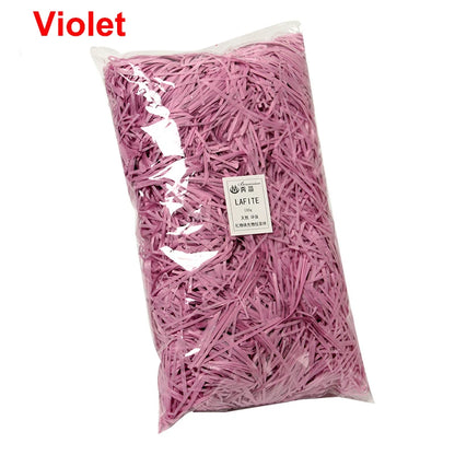 DIY Paper Raffia Shredded Paper Decor Confetti Wedding Birthday Christmas Gift Box Filling Material Tissue Packaging Filler