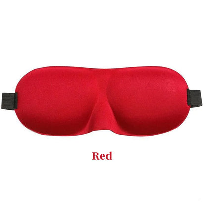3D Sleeping Mask Eyepatch Block Out Light Eye Mask Soft Cover Rest Relax Sleep Aid Women Men Portable Blindfold Travel Eyepatch