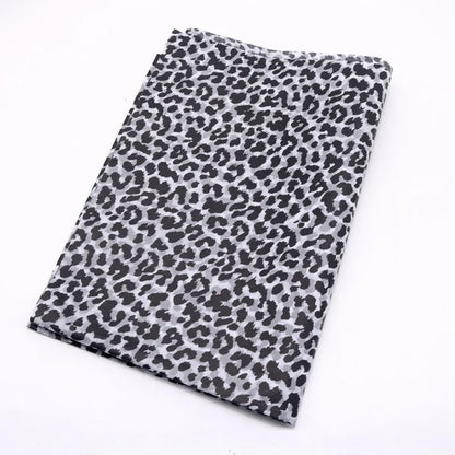 10pcs Gold Tissue Paper DIY Gift Wrapping Paper  Handmade Craft  Leopard Star Pattern  Floral Packaging Material Arts Supplies