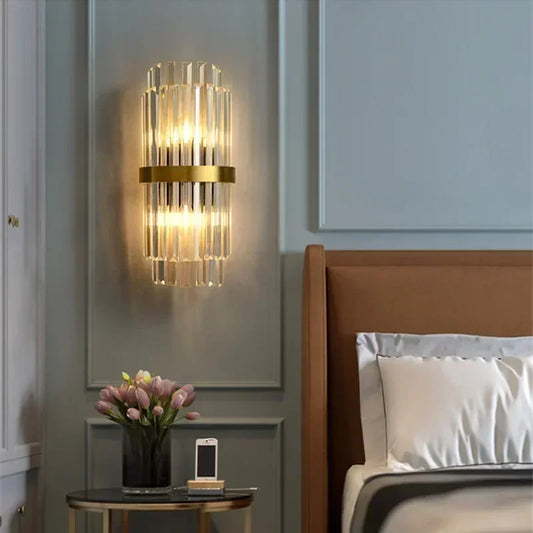 LED Luxury Crystal Wall Lamps