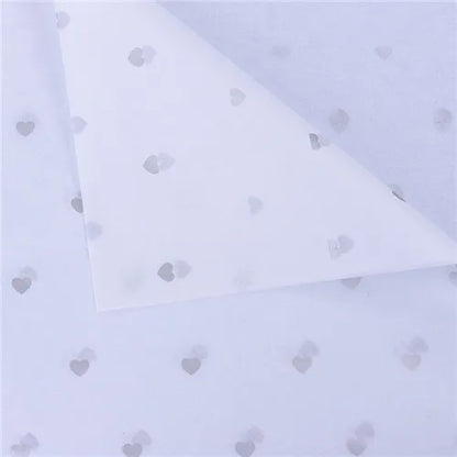 10 Sheets/lot 50*70 Cm Gift Wrapping Paper DIY Handmade Craft Star Love Dot Pattern Tissue Paper  Floral Packaging Material