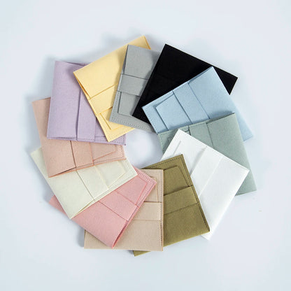 5pcs Microfiber Jewelry Gift Bags for Earring Ring Necklace Packaging Pouches Small Business Wedding Favors For Guests Candy Bag