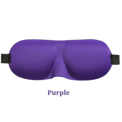 3D Sleeping Mask Eyepatch Block Out Light Eye Mask Soft Cover Rest Relax Sleep Aid Women Men Portable Blindfold Travel Eyepatch