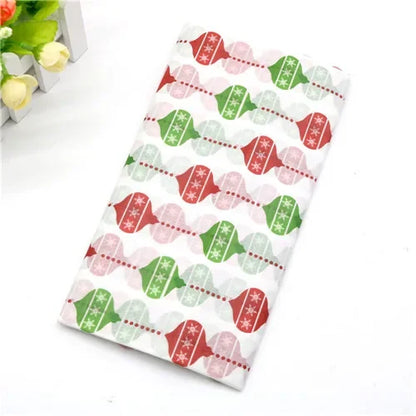 10Pcs/bag Snowflake Print Wrapping Tissue Paper 50*66 Cm Christmas New Year Xmas Party Wedding Flowers Packaging Supplies