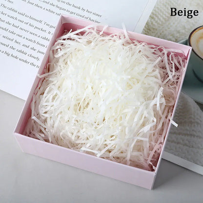 100g Colorful Raffia Shredded Paper Candy Boxes DIY Gift Box Filling Material Tissue Party Gift Packaging Filler Decor