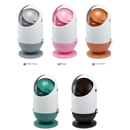Bin Household Light Luxury Creative Bathroom Kitchen Covered Waste Bin Living Room Sanitary Paper Towel Toilet Storage Basket