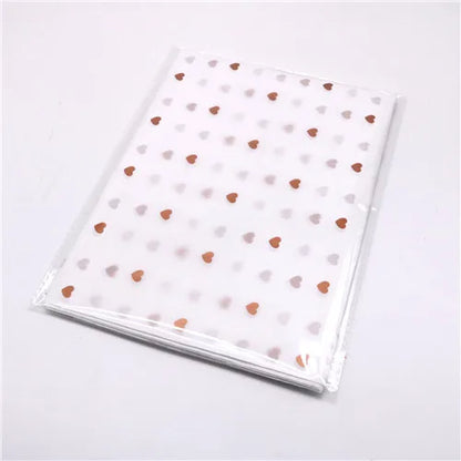 10pcs Gold Tissue Paper DIY Gift Wrapping Paper  Handmade Craft  Leopard Star Pattern  Floral Packaging Material Arts Supplies