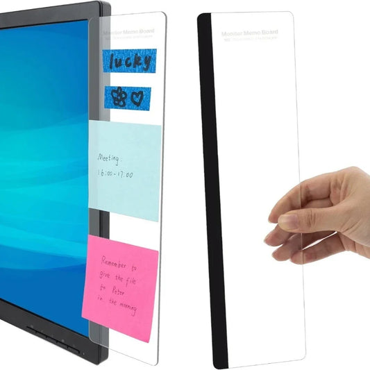 Desk Side Sticky Note Organizer Clip for Home- Office