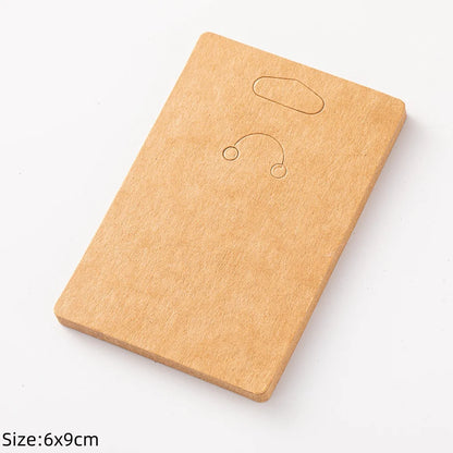 50pcs Keychain Display Card Key Ring for Keyring Jewelry Exhibitor Store Organizer Small Business Orders Packaging Supplies