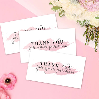 50pcs Thank You Card for Business,Party,Thank You Cards Small Business Supplies,Thank You For Your Order Card for Gift Packaging